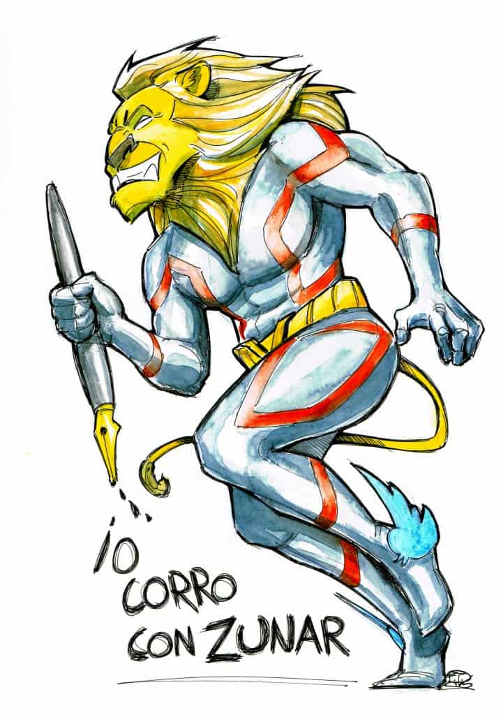capitan venezia corre con Zunar
